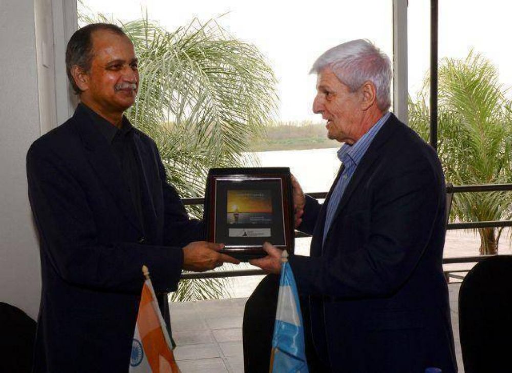 Luis Andreotti recibi� al Embajador de la India para iniciar relaciones comerciales