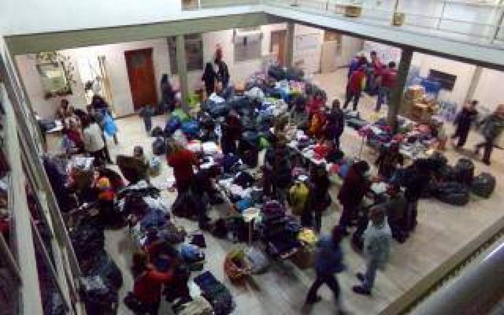 Arrecifes junta donaciones para los inundados de la Cuenca del Salado