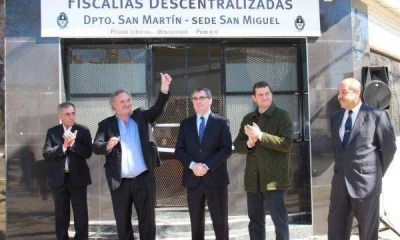 De la Torre inaugur� la primera Fiscal�a descentralizada de San Miguel