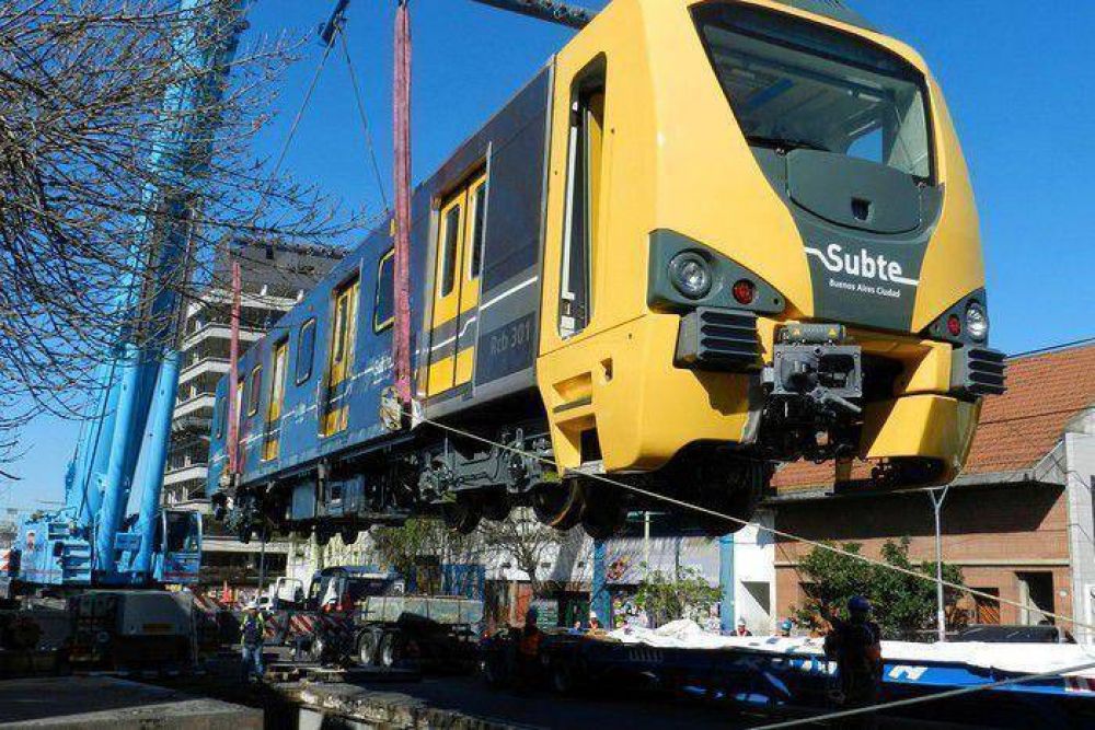 Llegaron seis vagones nuevos con aire acondicionado para la l�nea H