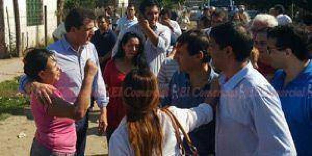 Sergio Massa ya est� recorriendo barrios de Formosa