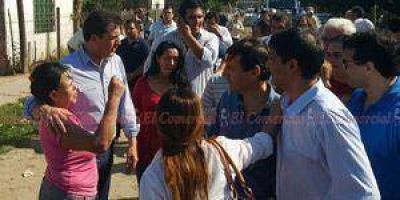 Sergio Massa ya est� recorriendo barrios de Formosa