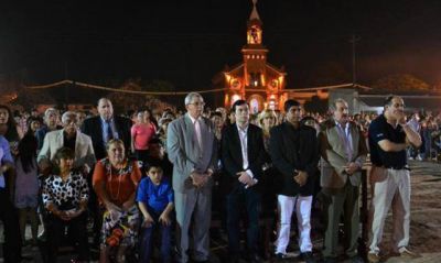 Zamora estuvo en la fiesta patronal en Suncho Corral