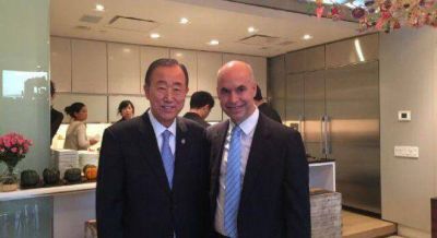 Larreta con Ban Ki-Moon