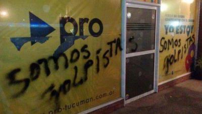 Repudio al ataque en sede del PRO Yerba Buena
