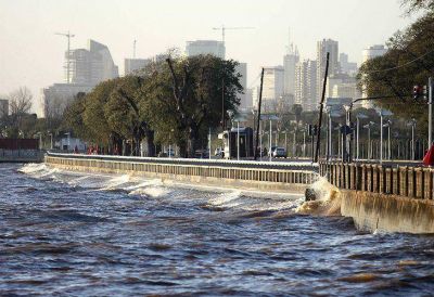 Quilmes y Tigre afectadas por la crecida del R�o de la Plata