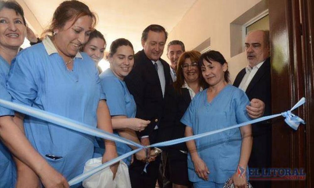 Inauguraron obras de refacci�n y ampliaci�n que duplicar�n la atenci�n en Neonatolog�a del Llano