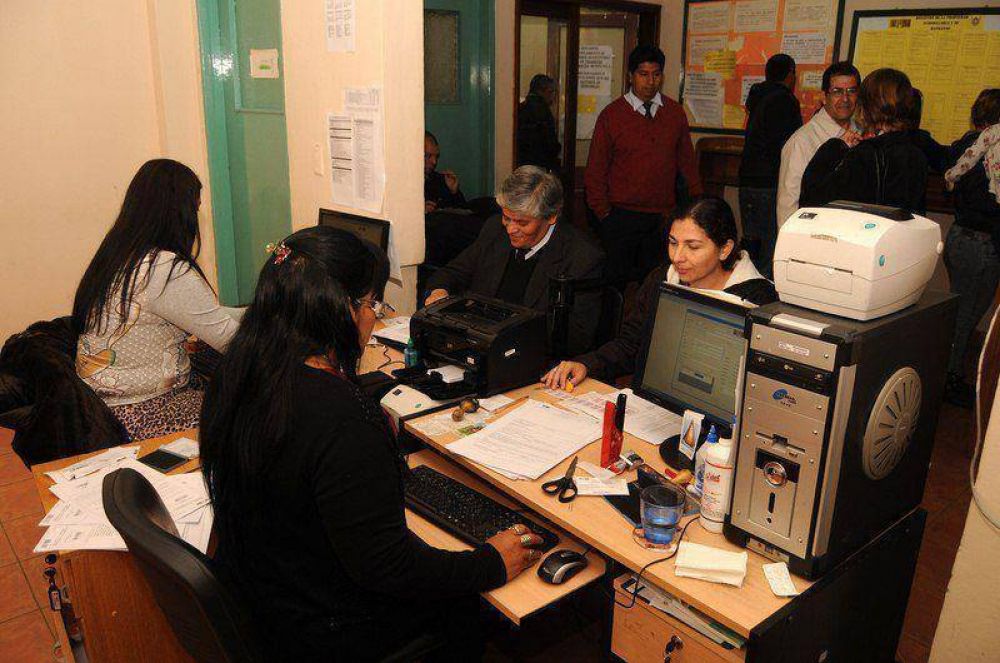 Paro de empleados en el Registro de la Propiedad