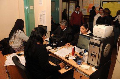 Paro de empleados en el Registro de la Propiedad