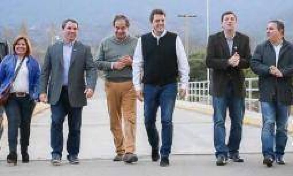 Llega Sergio Massa en plena campaa electoral a La Rioja