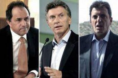 Scioli, Macri y Massa avanzan con su actividad de campa�a, con estrategias diferenciadas