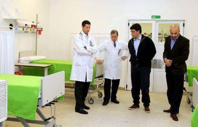 Ampliaron el Shock Room de la Guardia del Hospital Houssay