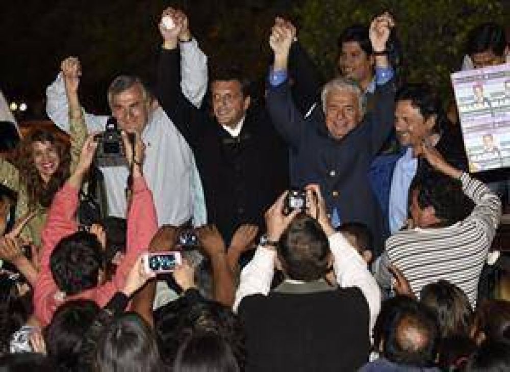 Massa y De la Sota fueron a Jujuy para apoyar al radical Morales