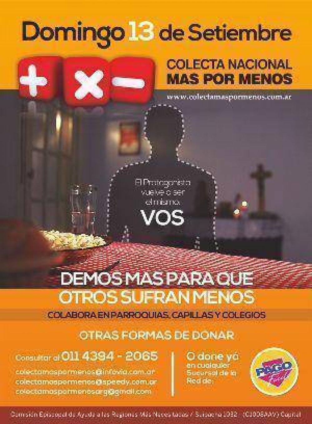 Mons. Dus: Ms por Menos, la solidaridad propuesta de modo abierto y generoso