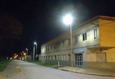 Nuevas luminarias en el sector de Plaza Belgrano 