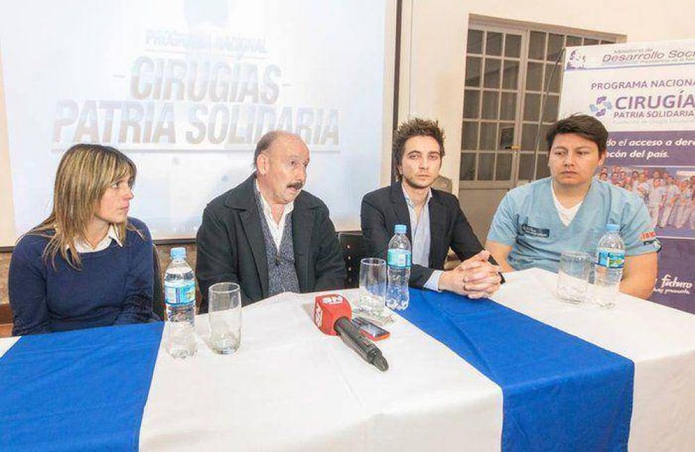 Fue lanzado en Azul el programa nacional Cirug�as Patria Solidaria