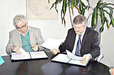 El Inidep firm� convenio de cooperaci�n cient�fica con el Laboratorio Fares Taie