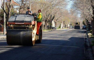 Realizan obras de repavimentaci�n en seis frentes simult�neos