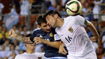 Messi, entre la ovaci�n, sus dos goles y sus ganas de estar