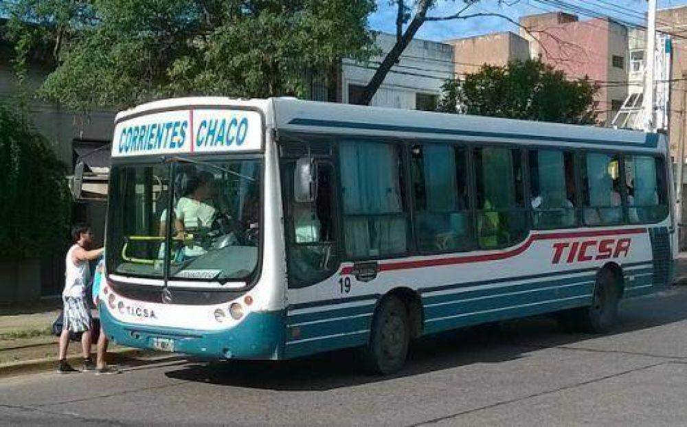 Ma�ana no habr� colectivos Chaco- Corrientes, de la empresa TICSA