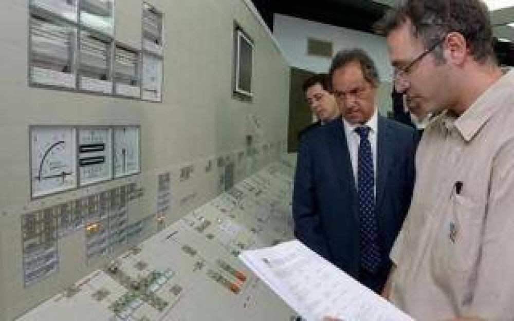 Z�rate: Scioli inaugur� simulador en central nuclear 