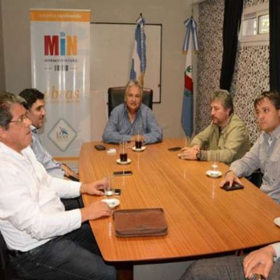 Bosetti recibi� a la c�mara riojana de construcci�n