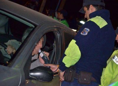 El fin de semana dieron positivo casi 50 tests de alcoholemia