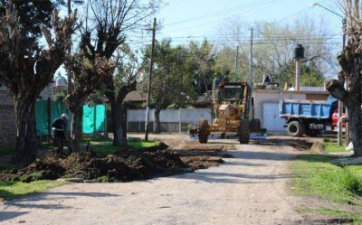 Arrancan con obras de asfalto en las localidades de Alberti, Derqui y La Lonja