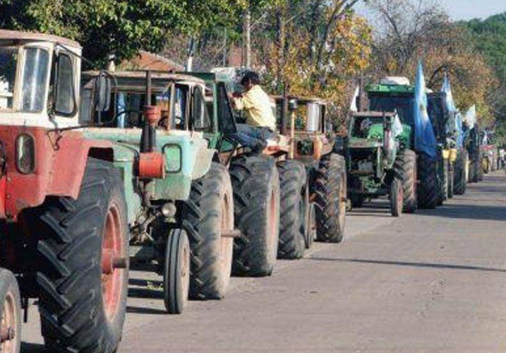 Tractorazo: �En el norte de Santa Fe, hoy no es rentable producir nada�