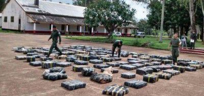 Gendarmer�a secuestr� otras dos toneladas de marihuana que partieron de Misiones