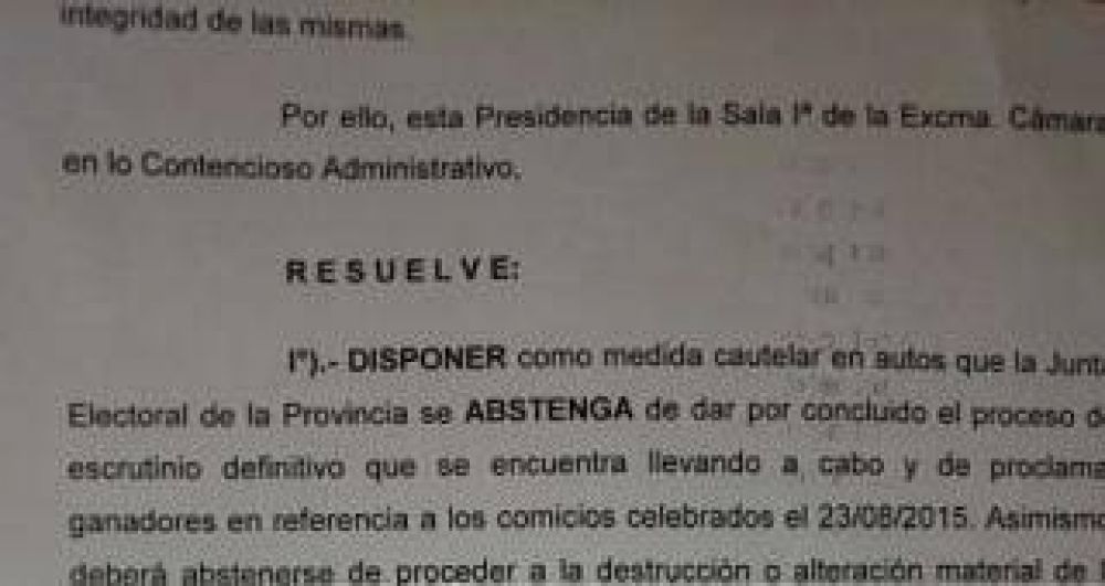 La Justicia orden� que no se proclame ning�n ganador en las elecciones de Tucum�n