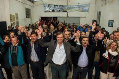 Desde Diamante, Bahl resalt� la unidad del FpV en la ciudad