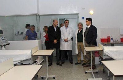Nueva sala para la Unidad de Terapia Intensiva del Hospital Dr Houssay