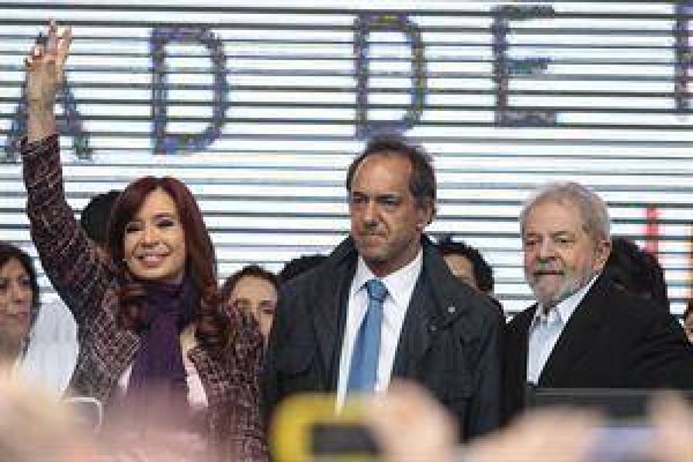 Scioli meti� a Lula en la campa�a y apuesta a la integraci�n regional
