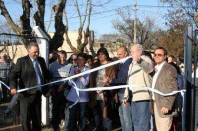 Se inaugur� la obra de agua potable por doble red en la localidad de Iriarte, distrito de General Pinto