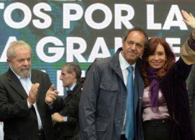Scioli y otro d�a a puro Lula