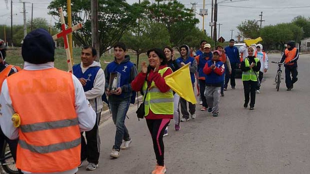 El fro sorprendi a los peregrinos del Seor de Mailn
