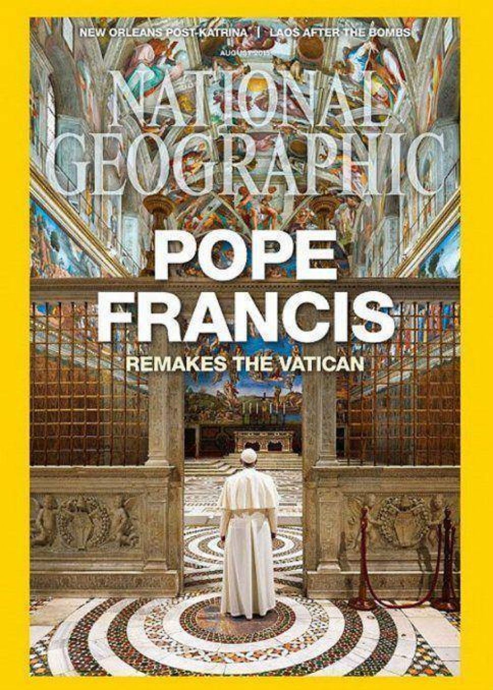Arabia Saudí prohíbe la venta del último ejemplar de National Geographic por el Papa