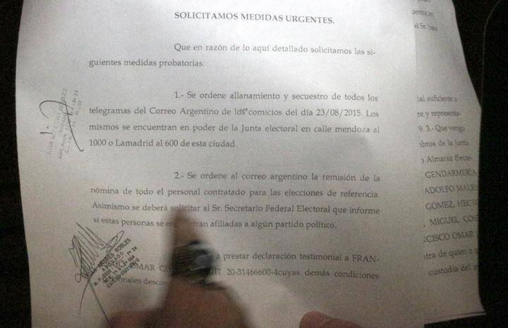 El ApB pidi� la detenci�n de Almaraz, miembros de Gendarmer�a y del Correo