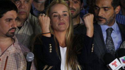 Leopoldo L�pez tras ser condenado: 