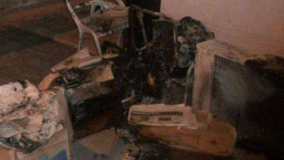 Nene de 8 a�os que fuma y toma alcohol incendi� Registro Civil