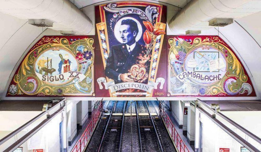 Ya hay 390 obras de arte en el subte