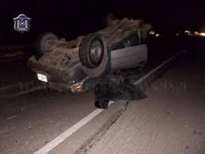 Un hombre perdi� la vida al volcar con su autom�vil en Cafayate