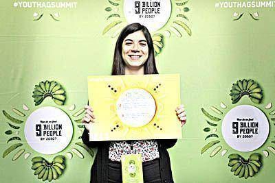 Una joven marplatense particip� de la cumbre agr�cola mundial en Australia