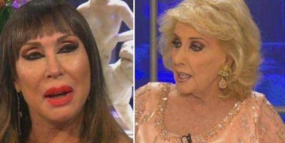 La reconciliaci�n en vivo de Mirtha Legrand y Moria Cas�n: el llamativo regalo