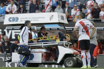Gago se lesion� a los 24 segundos y se fue entre l�grimas: 