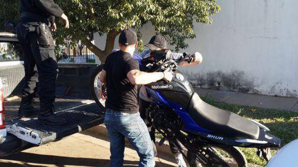  Allanamiento con secuestro de moto incluido