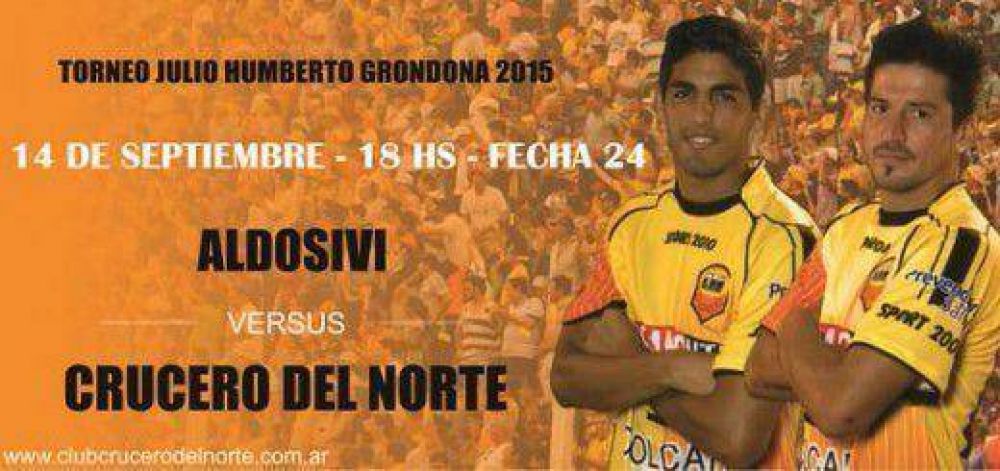 Crucero visita este lunes a las 18 a Aldosivi buscando mejorar y ver �qu� pasa�