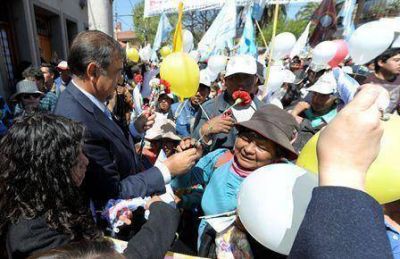 Isa recibi� a peregrinos de los Valles Calchaqu�es en la Cooperadora Asistencial