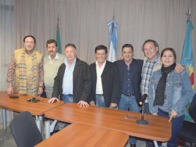 Los gremios en apoyo al Frente para la Victoria